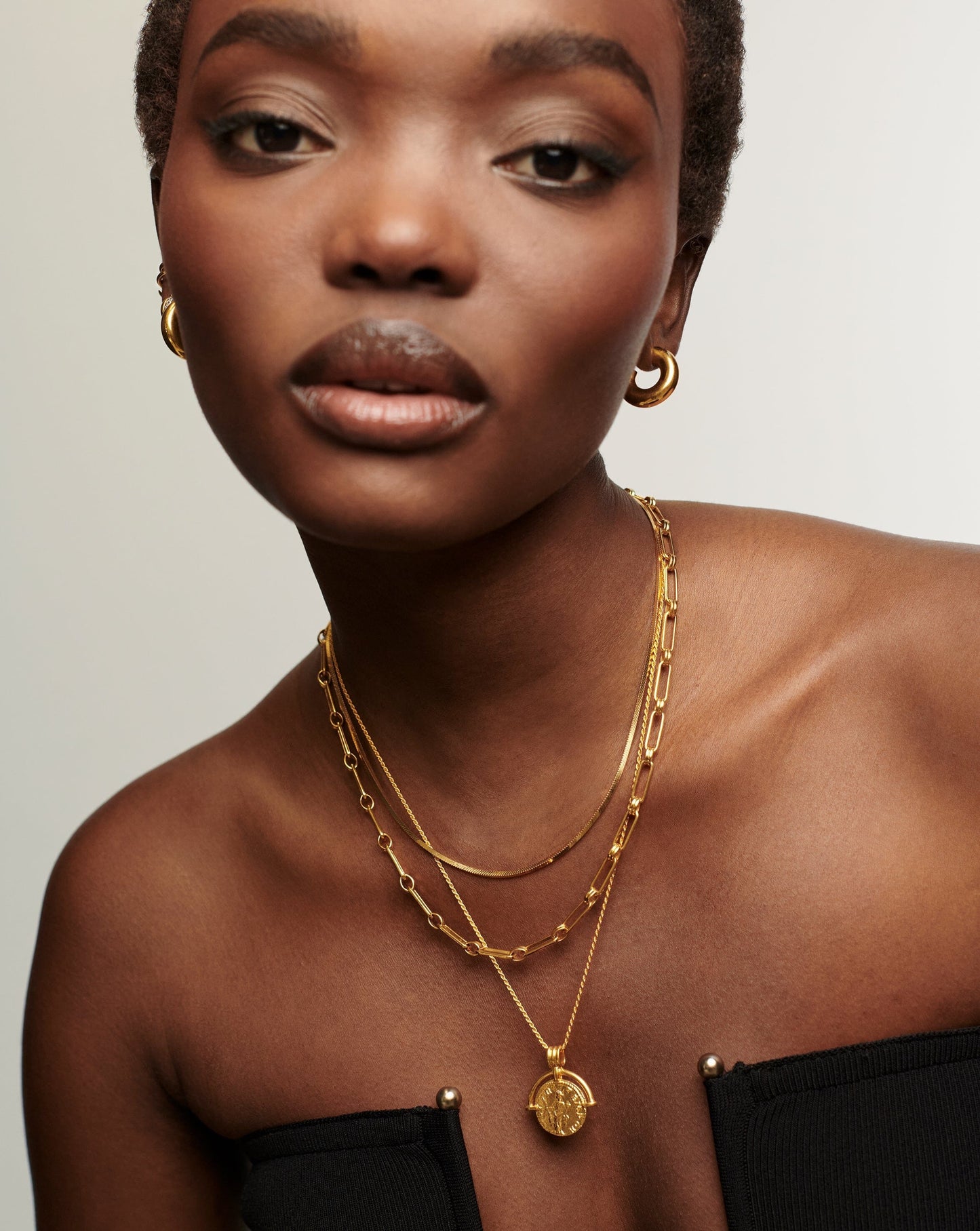 Aegis Chain Necklace | 18k Gold Plated