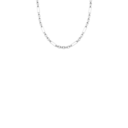 Axiom Chain Necklace | Silver Plated